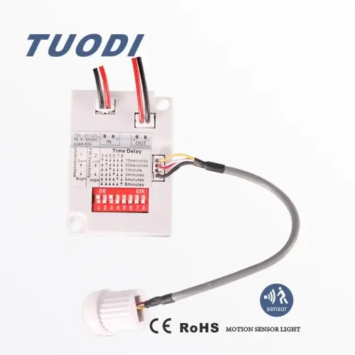 Fácil de instalar Luz de techo Sensor de movimiento Interruptor de luz AC 100V ~ 277V 200W PIR LED Lámpara de luz nocturna Sensor Detección inteligente