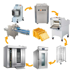 Anpassbare Größe Elektrischer 5-Platten-64-Platten-Drehregalofen 380V Diesel gas Angetrieben für Croissant brot Backen für Obstmais