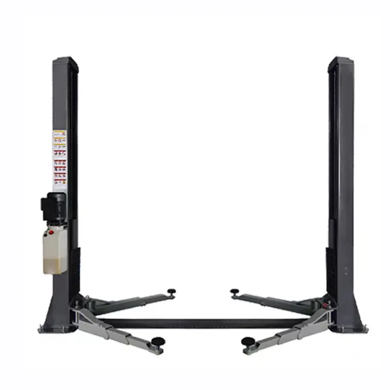 Electric hydraulic 2 post vehicle lift two post car lifter with 5500kg lifting capacity for garage and car workshop
