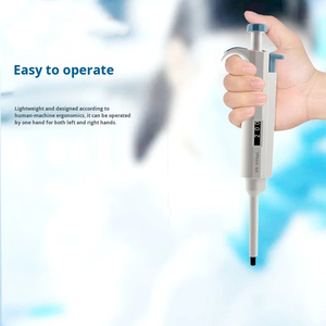 AIK platino plastica singolo canale regolabile Micro pipetta pistola laboratorio campionatore manuale di erogazione di liquido pistola 1-10ml - Product Image 2