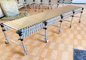 Precio de la máquina transportadora de rodillos Flexible extensible de gravedad ajustable portátil para cargar y descargar carga - Product Image 2
