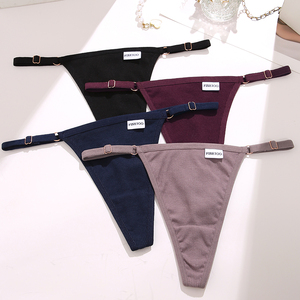 Venda quente Sexy Roupa Interior das Mulheres T-Back Lingerie Pantys Feminino Baixo Crescimento Alça Ajustável <span class=keywords><strong>g</strong></span> <span class=keywords><strong>String</strong></span> Meninas Calcinhas