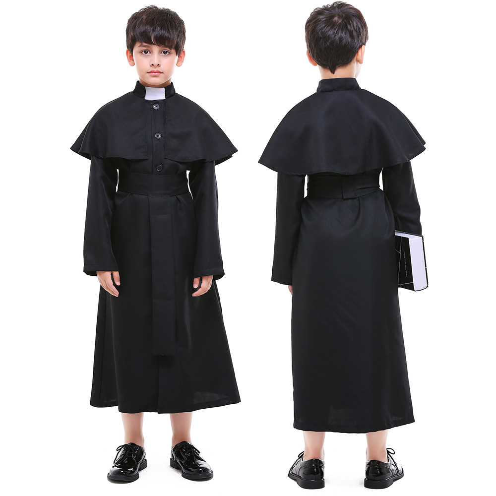 Costume d'Halloween Missionnaire pour Enfants Garçons