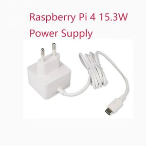 Raspberry Pi 15.3W alimentatore USB-C, adattatore di alimentazione tipo C 5 v3a ufficiale e consigliato per Raspberry Pi 4