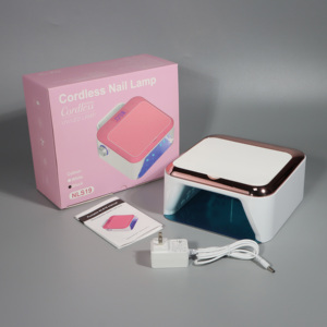 Lámpara de uñas UV inalámbrica recargable con mango portátil 2 en 1 de 54W con 4 Ajustes de temporizador, Sensor LED automático, lámpara de curado de luz de uñas rápida - Product Image 6