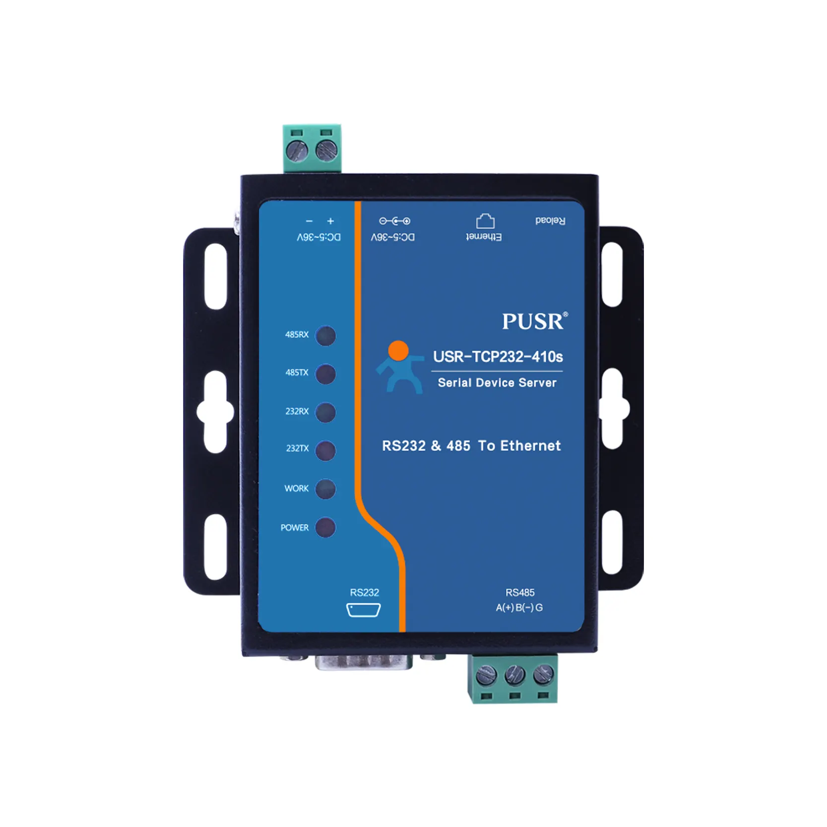 USR-TCP232-410S Modbus RTU ke Modbus TCP Gateway seri RS232 RS485 ke Ethernet Converters TCP IP protokol IoT perangkat