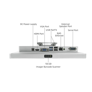 XT802E-X86 XTIOT WIN11 Price Check Digital Touchpoint Price Checker With Barcode Scanner Scan Barcodes QR <strong>Codes</strong> to Gain Entry - Product Image 2