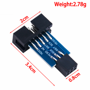 USB ISP USB ASP AVR programmatore supporto Win7 64 Skt500 per ATMEGA8 ATMEGA128 ICs