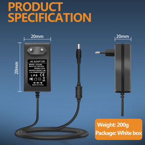 Adaptador de corriente de Conexión enchufable 12V 4A con salida de CC para varios dispositivos - Product Image 2