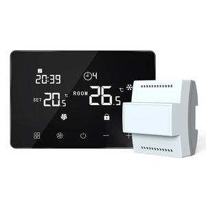 入力出力リレーモジュールが付いている電子デジタルファンコイルのサーモスタットModbus - Product Image 2