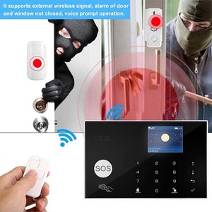 Kit de alarma de seguridad inalámbrica Tuya 2G, Wifi, Gsm, Sensor, sistema de alarma para el hogar, compatible con aplicaciones de Google Alexa - Product Image 4