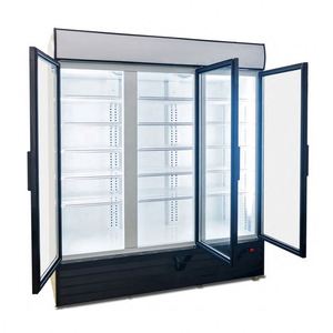 Beverage Display <strong>Stand-Up</strong> Convenience Refrigerator Supermarket <strong>Chiller</strong> With LED Lights