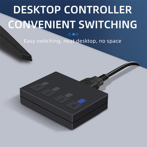 4端口KVM开关HDMI兼容USB高质量热键HDMI开关电弧提取器4K 30用于桌面控制器 - Product Image 3