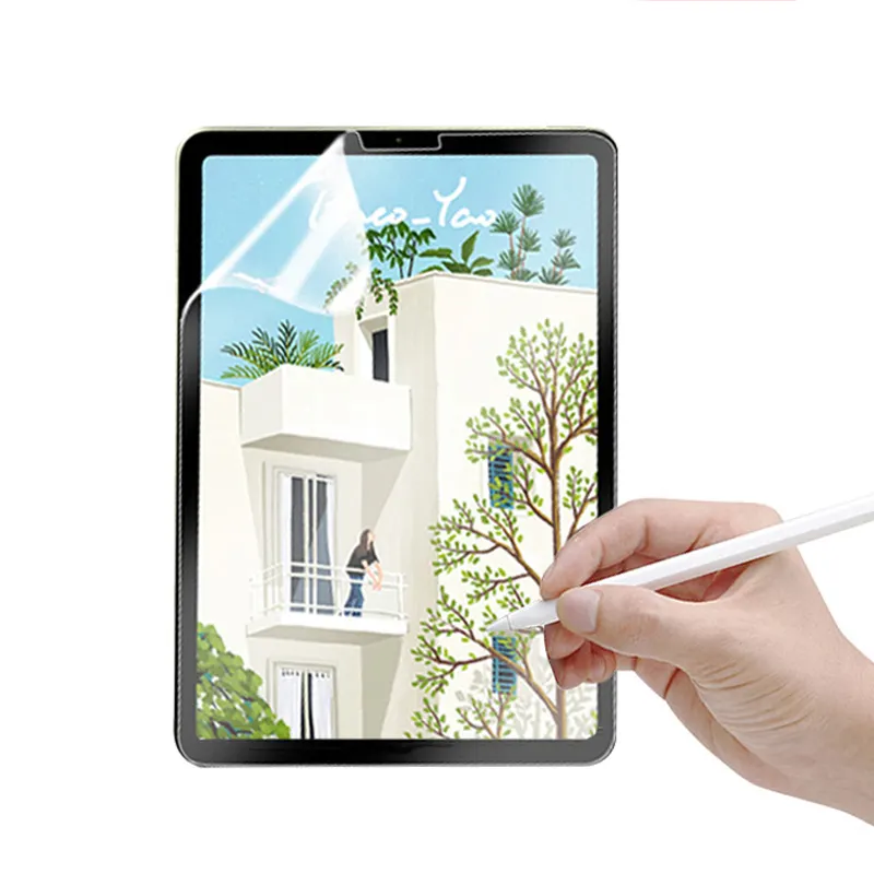 Anti silau Anti gores Matte PET Film kertas merasa pelindung layar untuk iPad Air untuk menggambar untuk iPad Pro 11