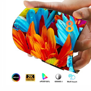 Wisecoco 8 pulgadas 2480*1860 táctil capacitiva alto contraste MIPI Flex Panel módulo IPS pantalla Amoled Flexible con placa de controlador - Product Image 2