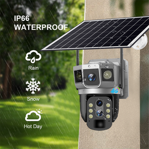<strong>10</strong> <strong>X</strong> ZOOM 3 Screen 8W Battery Panel Solar <strong>Camera</strong> 4G SIM Card 4MP Outdoor Security <strong>Camera</strong> System Factory <strong>Camera</strong> - Product Image 4