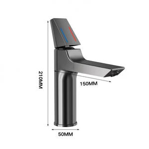 <span class=keywords><strong>2025</strong></span> Sang Trọng Hợp Thời Trang Thiết Kế Mới Đa-Màu Đen Vòi Nước Chất Lượng Cao Kẽm Hợp Kim Touchless Nóng/Lạnh Trộn Lưu Vực Vòi Nước - Product Image 4