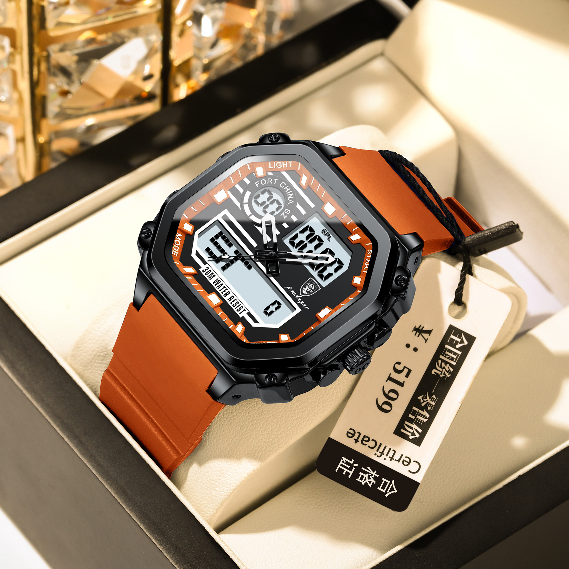 Orange-Black