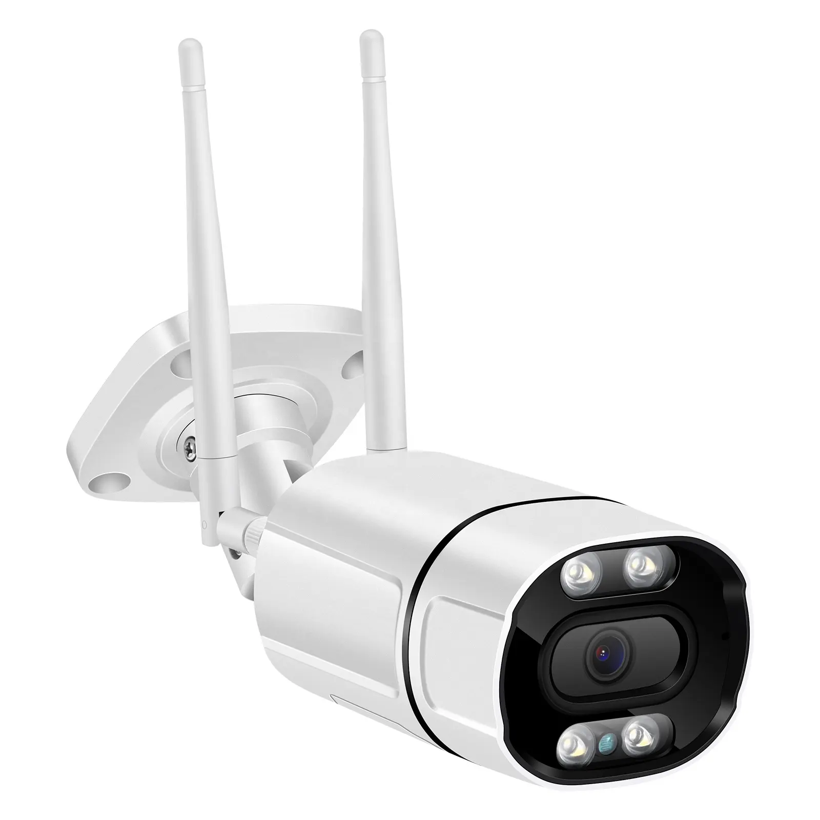 Telecamera di rete da esterno a doppia illuminazione 5MP telecamera IP Wifi Bullet telecamera Wireless ad infrarossi per esterni ad alta risoluzione