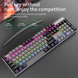 Free Wolf K1 Mechanical <strong>Keyboard</strong> Game Punk Color-Blocking <strong>Customized</strong> <strong>Computer</strong> Mechanical <strong>Keyboard</strong> Hit - Product Image 5