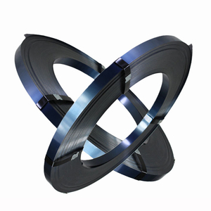 Trung Quốc nhà máy q195 16/19/25/32mmgrilled Thép Màu Xanh đóng đai/dải/Ban nhạc/vành đai/đóng gói dây đai - Product Image 1