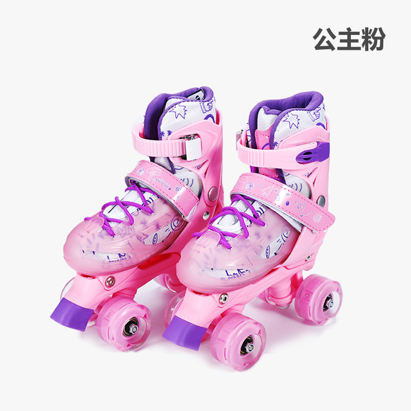 รุ่นอัปเกรดสีชมพู โรลเลอร์สเกตแบบสองแถว รุ่น 905A