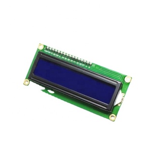 Stock nuevo LCD 1602A 5V pantalla azul código blanco luz negra con IIC / I2C 16x2 módulo de Monitor LCD LCD1602