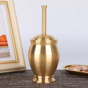 Pirinç harç ve Pestle granit mutfak için özelleştirilmiş boyutu ucuz fiyat ve günlük kullanım ot ve baharat araçları - Product Image 2