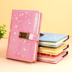 Ins A5 <strong>Notebook</strong> <strong>with</strong> <strong>Lock</strong> Simple Ins <strong>Notepad</strong> Student Codebook <strong>Notebook</strong> Diary Office Stationery Wholesale School Supplies - Product Image 1