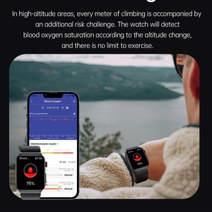 Reloj inteligente a prueba de agua de consumo de energía ultrabajo de 280mAh-Fashion E500 BT Long Endurance SOS Function Music iOS Operation System - Product Image 2