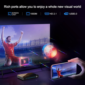 Custom OTT Box 2025 Control remoto Settop Box Decodificación 8K 4K 4GB RAM 128GB ROM Home Theater Receptor Set Top Box - Product Image 6