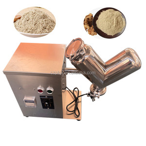 VH-2 laboratuvar paslanmaz çelik kuru toz un baharat baharat Protein tozu karıştırma makinesi Lab Mini küçük V Blender mikser - Product Image 6