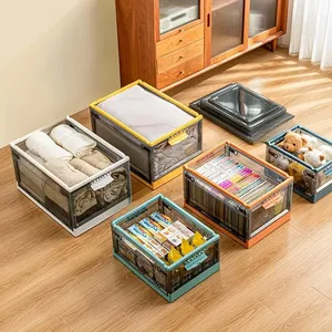 Chức Năng Trong Nhà Gấp Hộp Lưu Trữ Dễ Dàng Cài Đặt Có Thể Gập Lại Lưu Trữ Thùng Thực Tế Nhựa Quần Áo Lưu Trữ Túi - Product Image 6