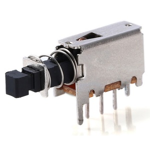 PS-12E05押しボタンスイッチ1P2Tロックまたは非ロック直角押しボタンスイッチ - Product Image 6
