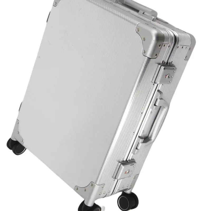 Vente en gros Boîte à outils robuste en aluminium avec roues Boîte de rangement étanche pour équipement de protection Valise rigide chariot personnalisée