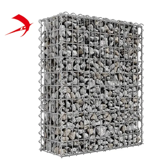 Vendita calda 3mm zincato gabbie in pietra di cedro/4mm parete di sostegno del fosforo/maglia saldata 2x 1m/3x 1m/4x 1m/5x 1m/6x1m dalla fabbrica ISO