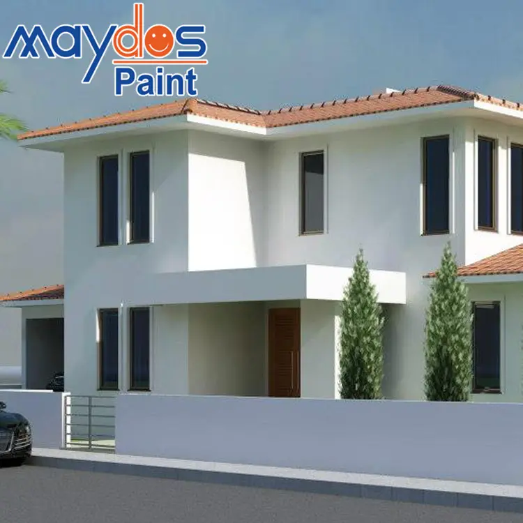 Maydos-pintura acrílica a base de agua, pintura de casa resistente a los hongos, pintura de pared interior y exterior