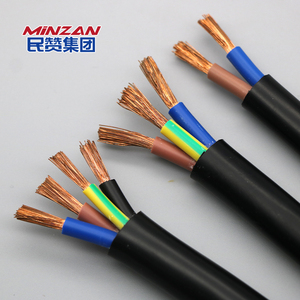 高品质电动RVV电缆铜芯2x 0.75mm 4x2.5mm 3x0.75mm2 4x1.5mm2 PVC绝缘电导体屏蔽 - Product Image 2
