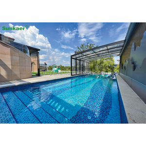 Fast Delivery Customized Polycarbonate Retractable <strong>Pool</strong> <strong>Enclosure</strong> <strong>Cost</strong> Residential <strong>Pool</strong> <strong>Enclosure</strong> Mobile Cover for <strong>Pool</strong> - Product Image 2