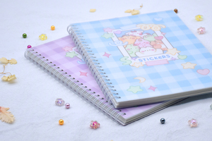 High Quality Softcover Grid Notebook for Home and School Use Eco-Friendly with Self-Adhesive Sticky <strong>Notes</strong> - Product Image 3