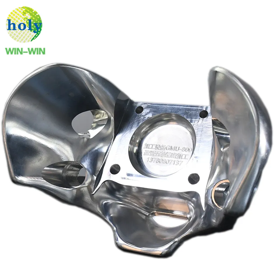 Aluminum 7075-T6 Body Structure CNC Machining Aluminum Milling Parts with Precision 5 Axis CNC Machining Services