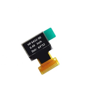 Monochrome 0.49-inch OLED <strong>LCD</strong> smart wearable <strong>display</strong> 6432 dot matrix 14PIN white light <strong>I2C</strong> <strong>interface</strong> - Product Image 1