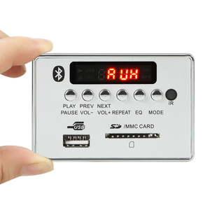 BLE 5.0 MP3 dekoder çözme devre kartı modülü 12v araba USB MP3 çalar WMA WAV TF kart yuvası/USB/FM uzaktan devre kartı modülü - Product Image 5