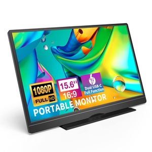 Monitor portátil Pantalla de monitor portátil 2K de 15,6 pulgadas con conector de auriculares USB tipo C a través de la conexión de auriculares - Product Image 1