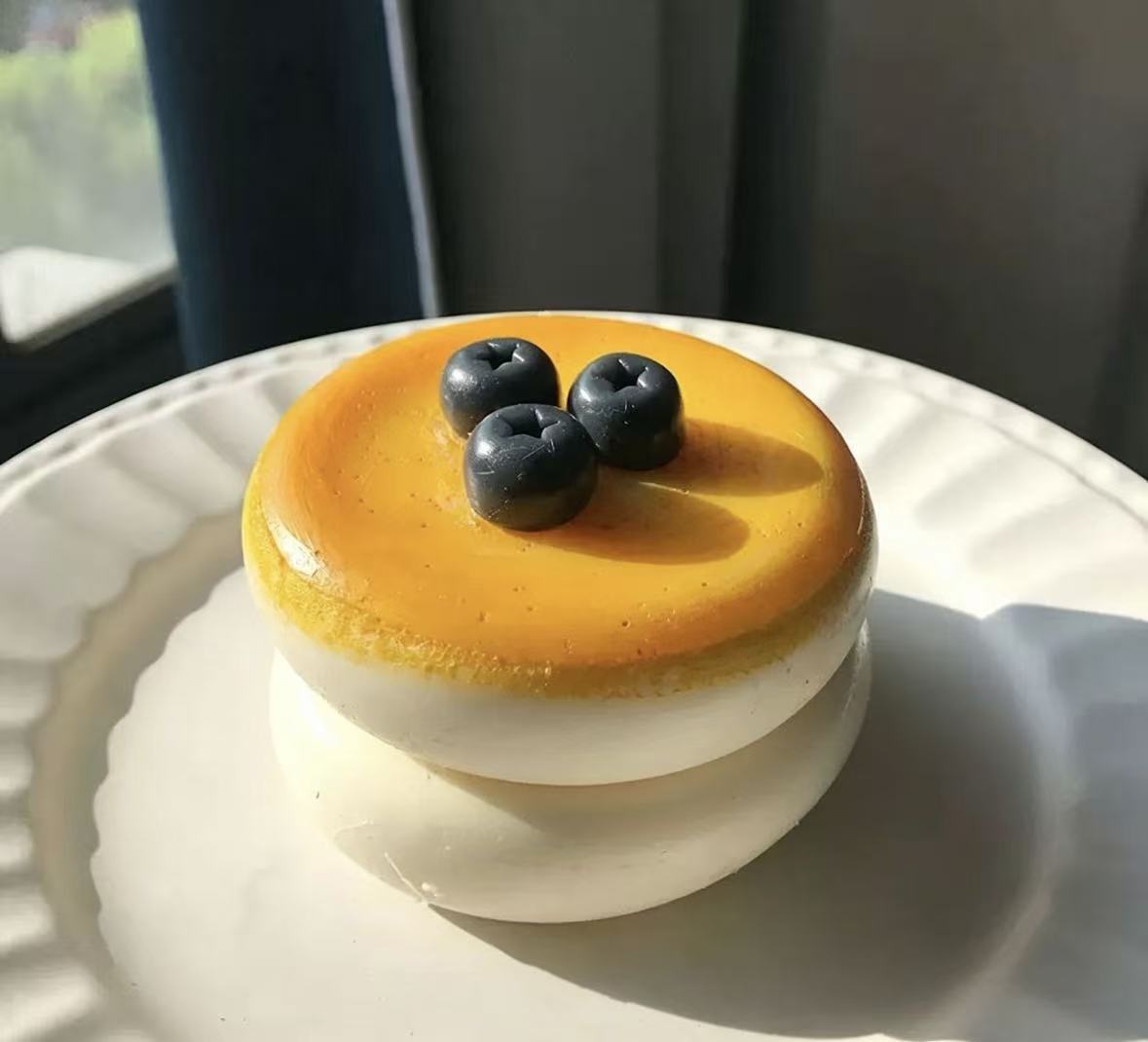 Soufflé aux bleuets