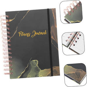 A5 Portable Spiral Workout Journal for Fitness Planning Daily <strong>Exercise</strong> Health Tracking Convenient <strong>Notepad</strong> with Paper Cover - Product Image 2