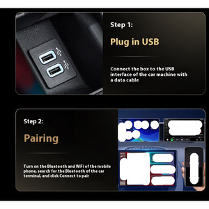 全新USB无线CarPlay通用安卓自动人工智能盒，带语音控制，用于汽车和手机连接 - Product Image 6