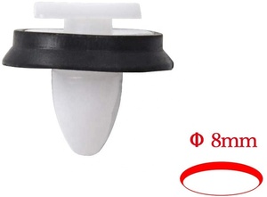 QGZ013 Klip Trim Pintu Mobil, 20 Buah Klip dan Pengencang untuk Citroen Fiat Ducato 856543 Plastik Cetak Samping 71728806 Klip Bodi Mobil - Product Image 5