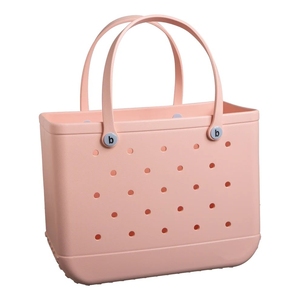 Taşınabilir dayanıklı yaz Bogg çanta çanta popüler EVA içi boş delik özel su geçirmez kauçuk plaj çantası - Product Image 2