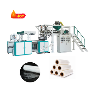 高速2层吹膜机HDPE LDPE聚乙烯薄膜挤出机塑料拉伸膜制造机 - Product Image 1